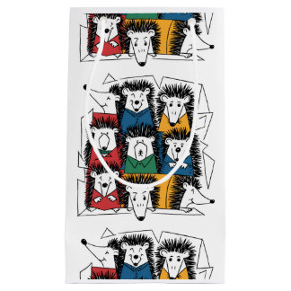 Grappig Hedgehog Abstract Pattern Klein Cadeauzakje