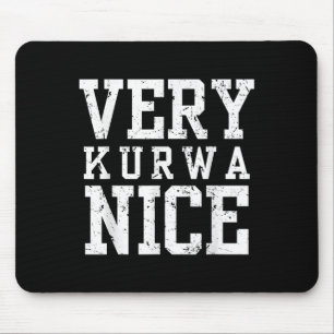 Grappig Heel Kurwa Leuk Lish Engels Sarcasme Citaa Muismat