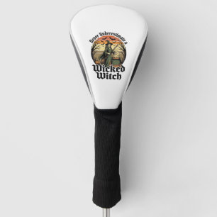 Grappig Heksen Shirt Vintage Gravure Halloween Ont Golfheadcover
