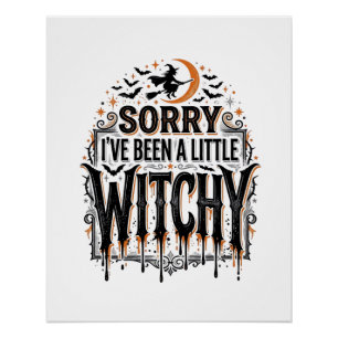 Grappig Hekserig Halloween Vintage Gravure Shirt O Perfect Poster