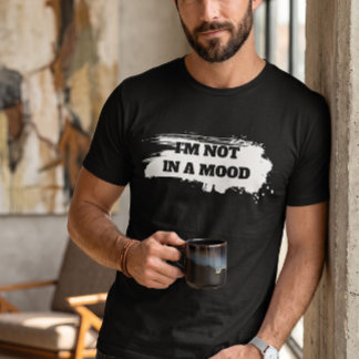 Grappig heren introvert slogan "Ik ben niet in de T-shirt