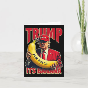 Grappig Het is banaan voor weegschaal Trump 1 Kaart