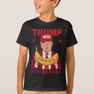 Grappig Het is Banaan voor Weegschalen Trump Mann T-shirt