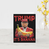 Grappig, het is bananenschalen voor Trump Kaart (Gele Bloem)