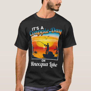 Grappig, het is een crappie-dag op Minocqua Lake T-shirt