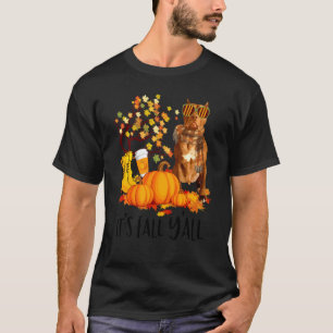 Grappig Het Is Herfst Y'all Zuivere Amerikaanse Pi T-shirt