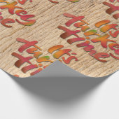 Grappig, het is het Turks Thanksgiving Gezegde Cadeaupapier (Hoek)