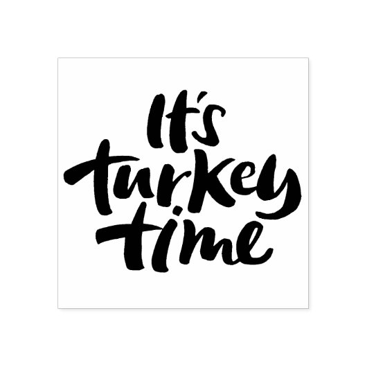 Grappig, het is het Turks Thanksgiving Gezegde Rubberstempel (Afrduk)