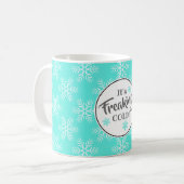 Grappig, het is ijskoude wintersneeuw koffiemok (Voorkant links)