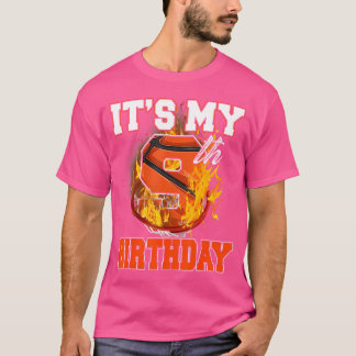 Grappig, het is mijn 9e verjaardag 9 jaar oud bask t-shirt