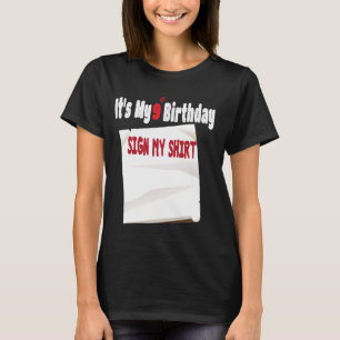 Grappig Het is Mijn 9e Verjaardag Teken Mijn ontwe T-shirt