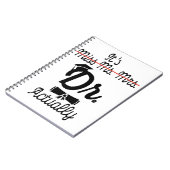 Grappig, het is Miss Mrs Dr. Eigenlijk, Phd Afstud Notitieboek (Linkerzijde)