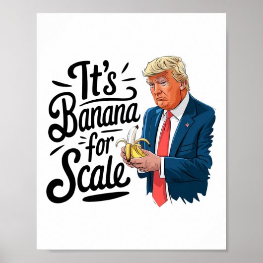 Grappig Het is Nana voor Weegschalen Trump 3 Poster (Voorkant)