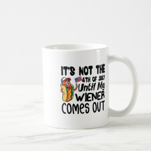 Grappig, het is niet 4 juli tot mijn Weiner komt Koffiemok