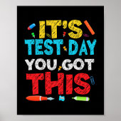 Grappig, het is testdag dat je deze testdag hebt. poster (Voorkant)