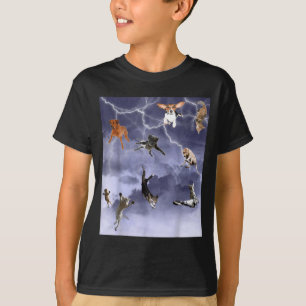 Grappig Het Regent Honden En Katten T-shirt