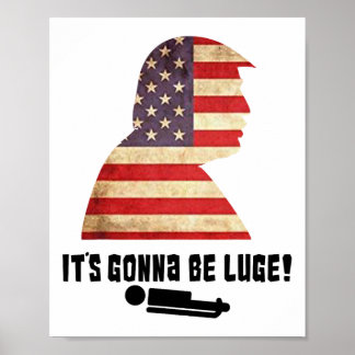 Grappig Het Wordt Bob Sleden Trump Amerika Winter Poster