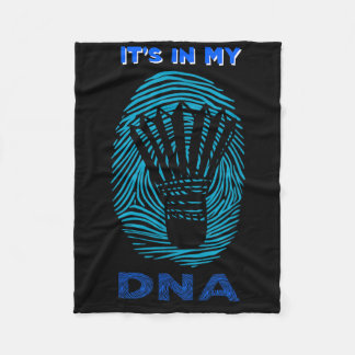 Grappig, het zit in mijn DNA voor familie van badm Fleece Deken