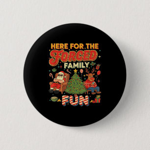 Grappig hier voor de gedwongen familiefun Sinterkl Ronde Button 5,7 Cm