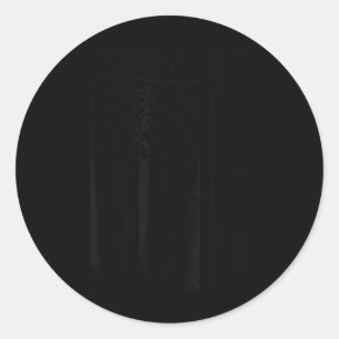 Grappig Hij Terug Trump Scan Code QR, Verontruste Ronde Sticker
