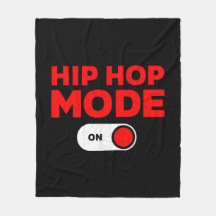 Grappig Hip Hop Design voor Mannen Vrouwen 90s Hip Fleece Deken