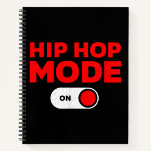 Grappig Hip Hop Design voor Mannen Vrouwen 90s Hip Notitieboek