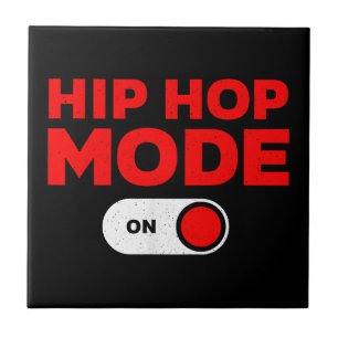 Grappig Hip Hop Design voor Mannen Vrouwen 90s Hip Tegeltje