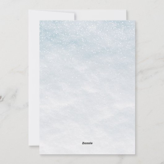 Grappig HIPPO Vrolijk Kerstboom sneeuw Vakantie fe Feestdagenkaart (Achterkant)