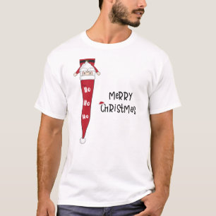 Grappig Ho Ho Vrolijk Kerstman T-shirt