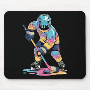 Grappig Hockey Ijs IJscrens Drip Jongens Jeugd Hoc Muismat