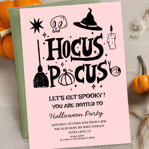 Grappig Hocus Pocus Witch Halloween Kostuumfeest Kaart