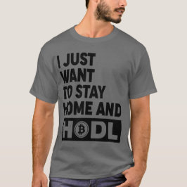 Grappig Hodl Bitcoin Crypto Cadeau Shirt (tweezijd