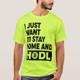 Grappig Hodl Bitcoin Crypto Cadeau T-shirt (tweezi