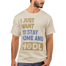 Grappig Hodl Crypto Bitcoin Logo Voor-/Achterkant 
