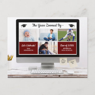 Grappig hoe de jaren voorbij zijn gevlogen, foto's briefkaart