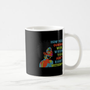 Grappig hoe je gaat winnen als je van binnen uit g koffiemok