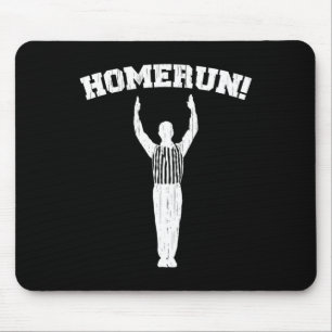 Grappig Homerun Shirt vermengd sport honkbal voetb Muismat