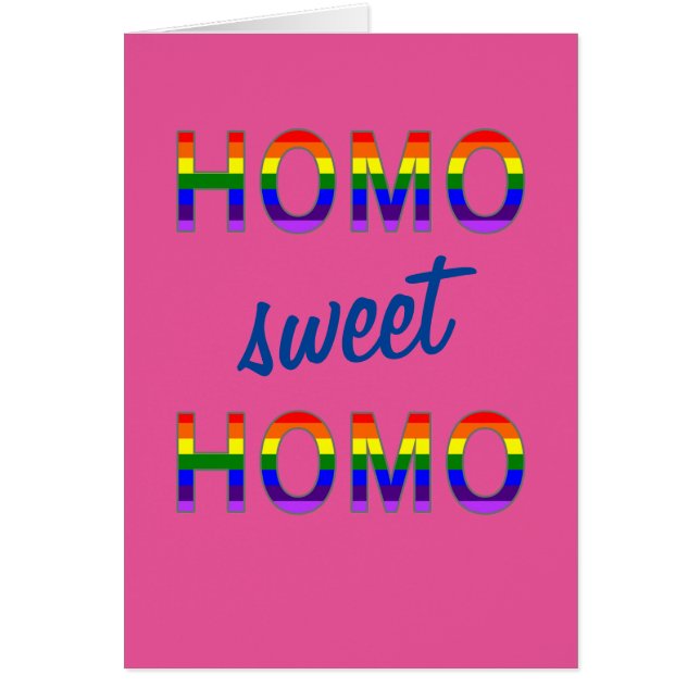 Grappig homo lief homo (Voorkant)