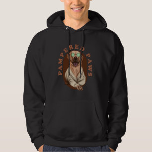 Grappig Hond Grooming Verwende Pootjes Huisdier Ho Hoodie