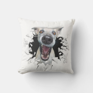 Grappig honden gezicht buitenkussen