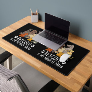 Grappig hondenontwerp voor mannen en vrouwen met h bureaumat