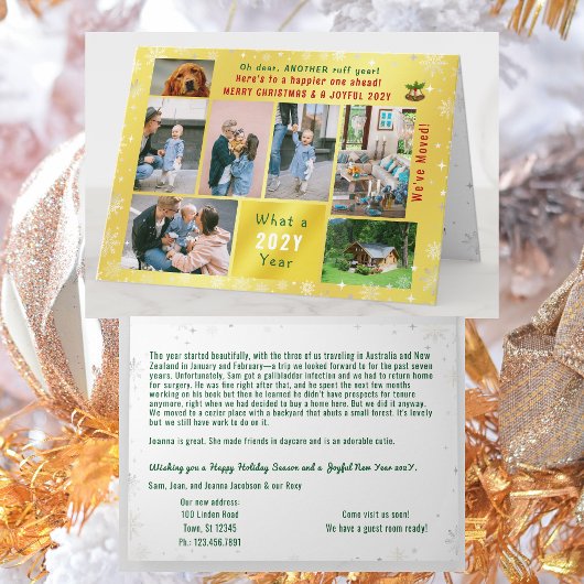 Grappig hondenroos jaar hebben we 7 foto's Golden Kaart