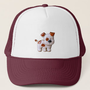 Grappig hondje trucker pet
