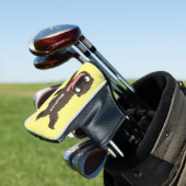 Grappig hongerige cartoon golfheadcover (Insitu)