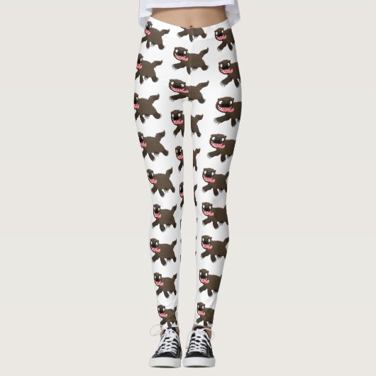 Grappig hongerige cartoon leggings (Voorkant)