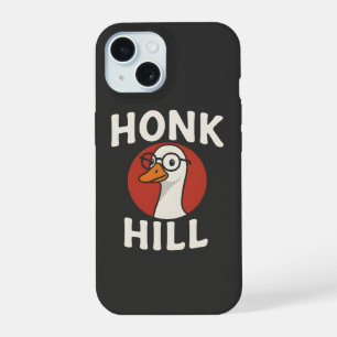 Grappig Honk Hill Gans Design - Lieve & Chaotische iPhone 15 Hoesje