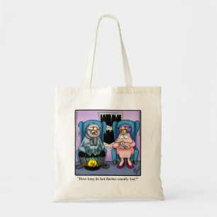 Grappig "Hot Flashes" Humor Canvas tas "Spectickle