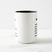 Grappig Hotel Huishoudster Definitie geschenken Mok (Midden)