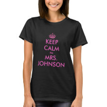 Grappig hou rustig, ik ben Mrs bruiloft t shirt vo