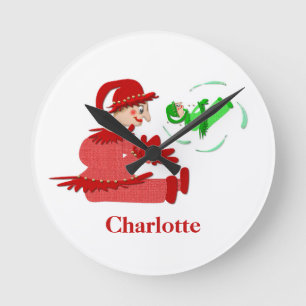 Grappig houten spellen ronde klok